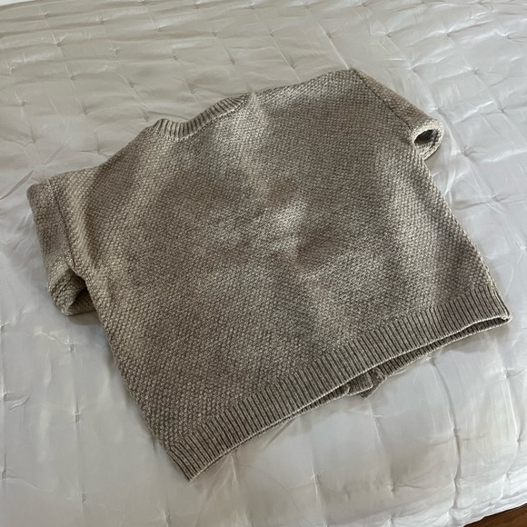 Lenvers Wool Cardigan in Beige - Picture 5 of 8